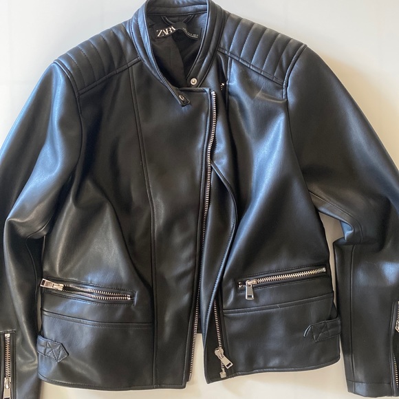 Zara faux leather coat - Picture 2 of 5